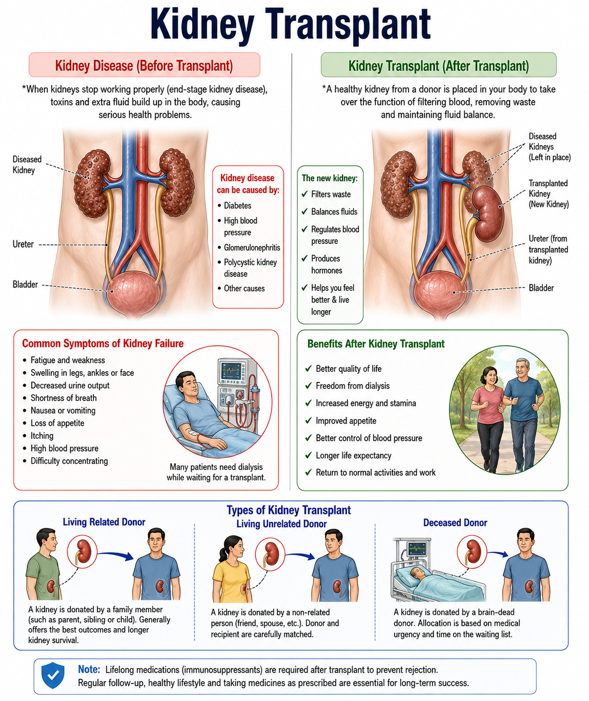 Kidney Transplant — anatomy diagram